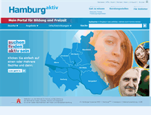 Tablet Screenshot of hamburg-aktiv.info